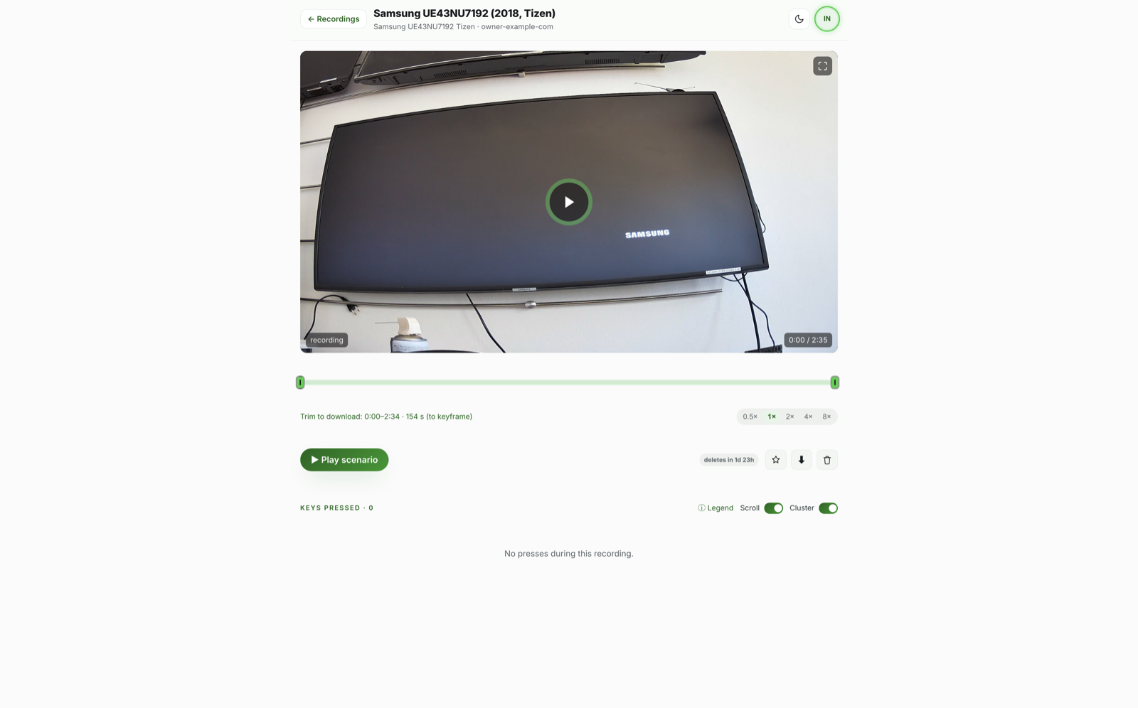 Review player